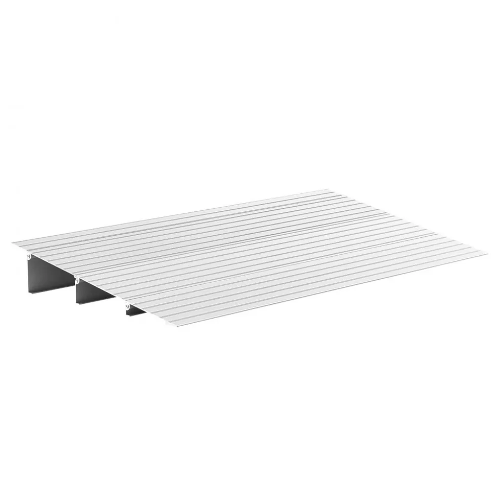 VEVOR Door Threshold Ramp, 3 inch Rise, Aluminum Alloy Threshold Ramp Rated 800 lbs Load Capacity, Handicap Ramps for Home Steps for Wheelchair, Scooters, Power Chairs, Walkers, Bicycle, Tricycle