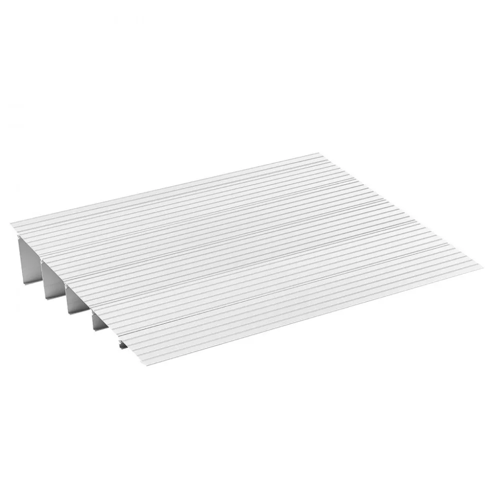 VEVOR Door Threshold Ramp, 5 inch Rise, Aluminum Alloy Threshold Ramp Rated 800 lbs Load Capacity, Handicap Ramps for Home Steps for Wheelchair, Scooters, Power Chairs, Walkers, Bicycle, Tricycle