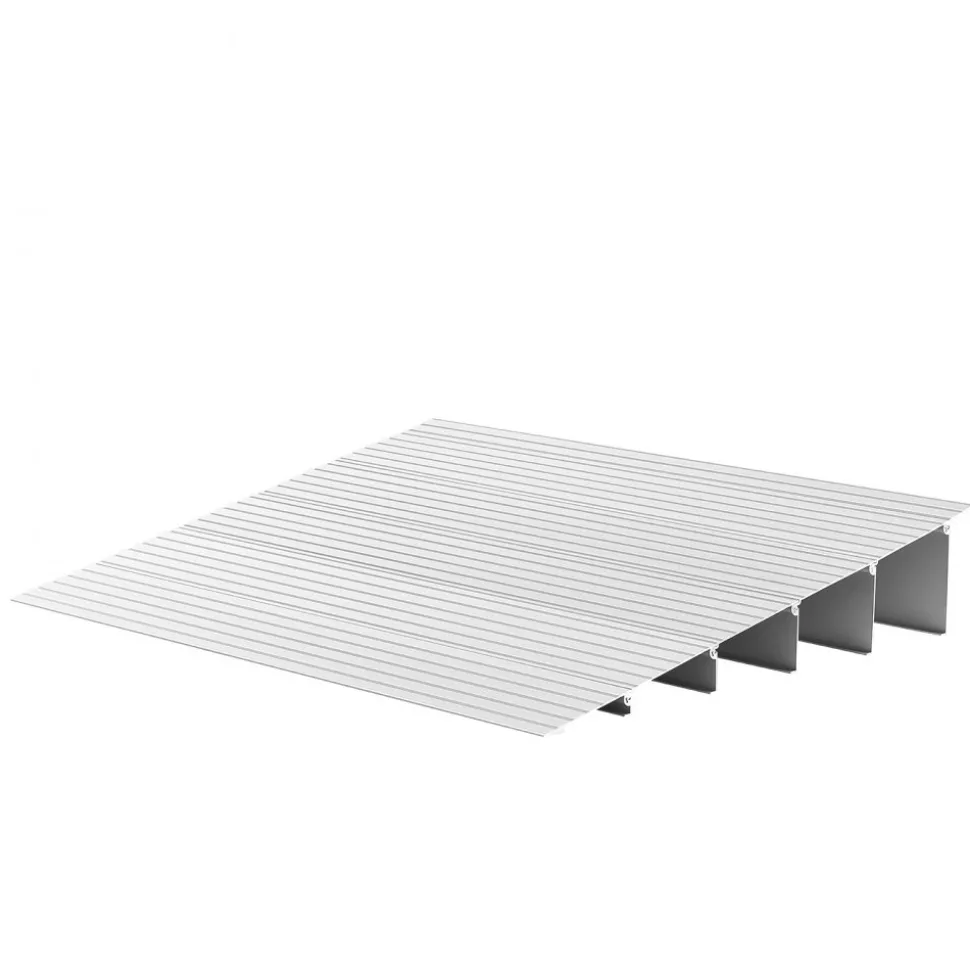 VEVOR Door Threshold Ramp, 5 inch Rise, Aluminum Alloy Threshold Ramp Rated 800 lbs Load Capacity, Handicap Ramps for Home Steps for Wheelchair, Scooters, Power Chairs, Walkers, Bicycle, Tricycle