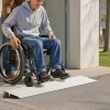 VEVOR Door Threshold Ramp, 1 inch Rise, Aluminum Alloy Threshold Ramp Rated 800 lbs Load Capacity, Handicap Ramps for Home Steps for Wheelchair, Scooters, Power Chairs, Walkers, Bicycle, Tricycle