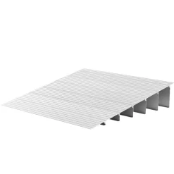VEVOR Door Threshold Ramp, 6 inch Rise, Aluminum Alloy Threshold Ramp Rated 800 lbs Load Capacity, Handicap Ramps for Home Steps for Wheelchair, Scooters, Power Chairs, Walkers, Bicycle, Tricycle