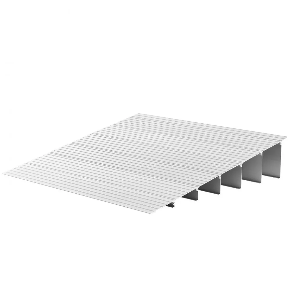VEVOR Door Threshold Ramp, 6 inch Rise, Aluminum Alloy Threshold Ramp Rated 800 lbs Load Capacity, Handicap Ramps for Home Steps for Wheelchair, Scooters, Power Chairs, Walkers, Bicycle, Tricycle