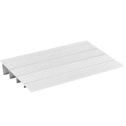 VEVOR Door Threshold Ramp, 4 inch Rise, Aluminum Alloy Threshold Ramp Rated 800 lbs Load Capacity, Handicap Ramps for Home Steps for Wheelchair, Scooters, Power Chairs, Walkers, Bicycle, Tricycle