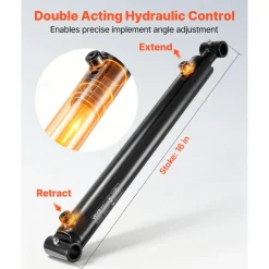 VEVOR Double Acting Hydraulic Cylinder, 2