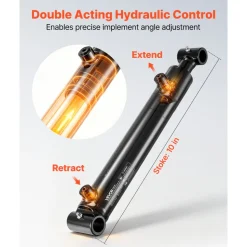 VEVOR Double Acting Hydraulic Cylinder, 2