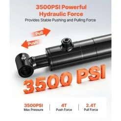 VEVOR Double Acting Hydraulic Cylinder, 2