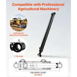 VEVOR Double Acting Hydraulic Cylinder, 2