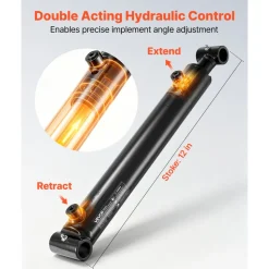 VEVOR Double Acting Hydraulic Cylinder, 2