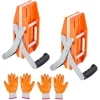 VEVOR Double Handed Stone Carrying Clamps, 660 lbs Load Capacity, 2 Pack Granite Panel Carriers Lifting Tools with Rubber-lined (0-2.36 Inches), Heavy Duty lifting Clamps for Plywood, Glass, Granite
