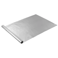 VEVOR Double Reflective Insulation Roll, Perforated Woven Fabric Radiant Barrier, 0.15mm 48 in x 250 ft, Double-Sided Aluminum Foil Heat Reflective Shield, Thermal Insulation Roll for Window RV Roof