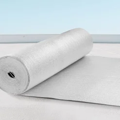 VEVOR Double Reflective Insulation Roll, Foam Core Radiant Barrier, 3.2 mm 48 in x 50 ft, Double-Sided Aluminum Foil EPE Foam Heat Reflective Shield, Thermal Insulation Roll for Window RV Roof