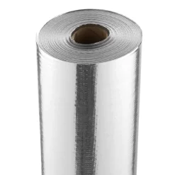 VEVOR Double Reflective Insulation Roll, Foam Core Radiant Barrier, 15.1mm 48 in x 25 ft, Double-Sided Aluminum Foil EPE Foam Heat Reflective Shield, Thermal Insulation Roll for Window RV Roof