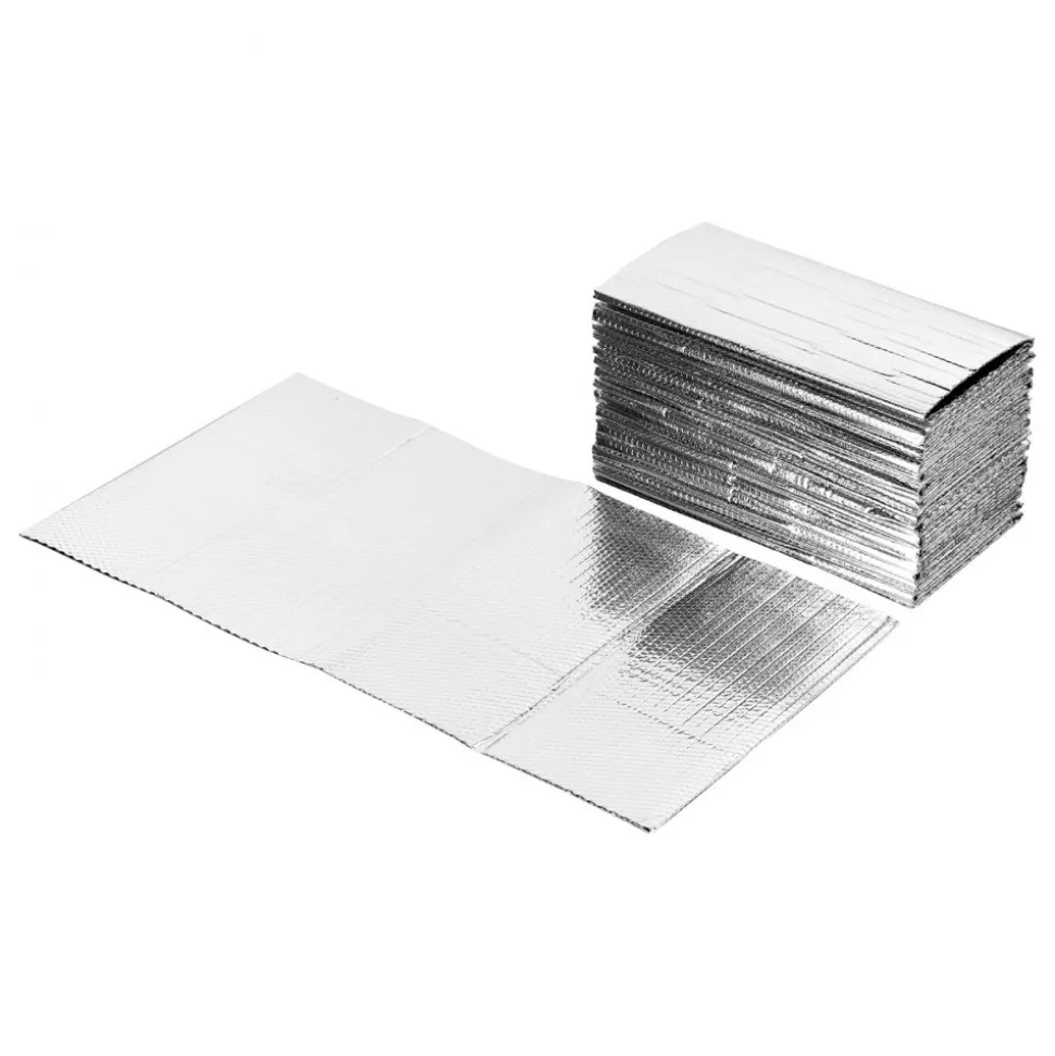 VEVOR Double Reflective Insulation Sheet, 16PCS Double-Sided Aluminum Foil Radiant Barrier, 6mm 24 in x 4 ft, Dual-Layer Air Bubble Heat Reflective Shield, Thermal Insulation Rolls