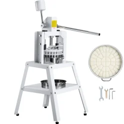VEVOR Dough Divider Rounder, 40PCS Manual Dough Equal Divider Machine, 1.06oz - 4.94oz Hand Press Dough Cutter with 304 Stainless Steel Tray and Blade, Bread Maker for Bakery, Restaurant, Commercial