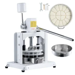 VEVOR Dough Divider Rounder, 18PCS Manual Dough Equal Divider Machine, 2.11oz - 9.88oz Hand Press Dough Cutter with 304 Stainless Steel Tray and Blade, Bread Maker for Bakery, Restaurant, Commercial