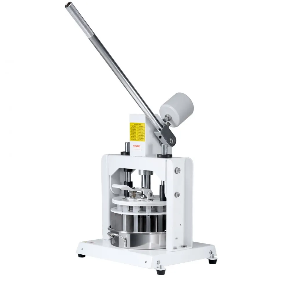 VEVOR Dough Divider Rounder, 18PCS Manual Dough Equal Divider Machine, 2.11oz - 9.88oz Hand Press Dough Cutter with 304 Stainless Steel Tray and Blade, Bread Maker for Bakery, Restaurant, Commercial