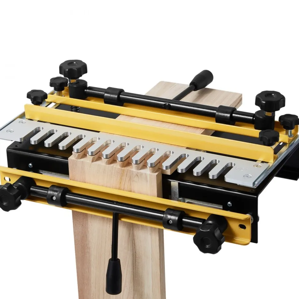 VEVOR Dovetail Jig, 12 in Width, Dove Tailing Router Jigs with Router Bit & 1/2” Template, Precise Alignment Dove Tail Jig, Mortise and Tenon Jig Woodworking Tools for Furniture & Wood Cabinet Making