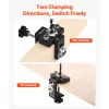 VEVOR Doweling Jig Kit, Self Centering Dowel Drill Jig for Straight Holes, Aluminum Alloy Woodworking Joints Tool with 3 Size Drill Bits 5/16", 3/8", and 19/32", Adjustable Width, for Wood Working