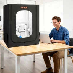 VEVOR 3D Printer Enclosure, Dustproof Waterproof Large Oxford Cloth 3D Printer Tent, Constant Temperature Protective Case with LED Lighting, Compatible with Creality/ELEGOO/Anycubic Popular Models