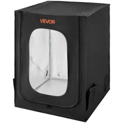 VEVOR 3D Printer Enclosure, Dustproof Waterproof Large Oxford Cloth 3D Printer Tent, Constant Temperature Protective Case with LED Lighting, Compatible with Creality/ELEGOO/Anycubic Popular Models