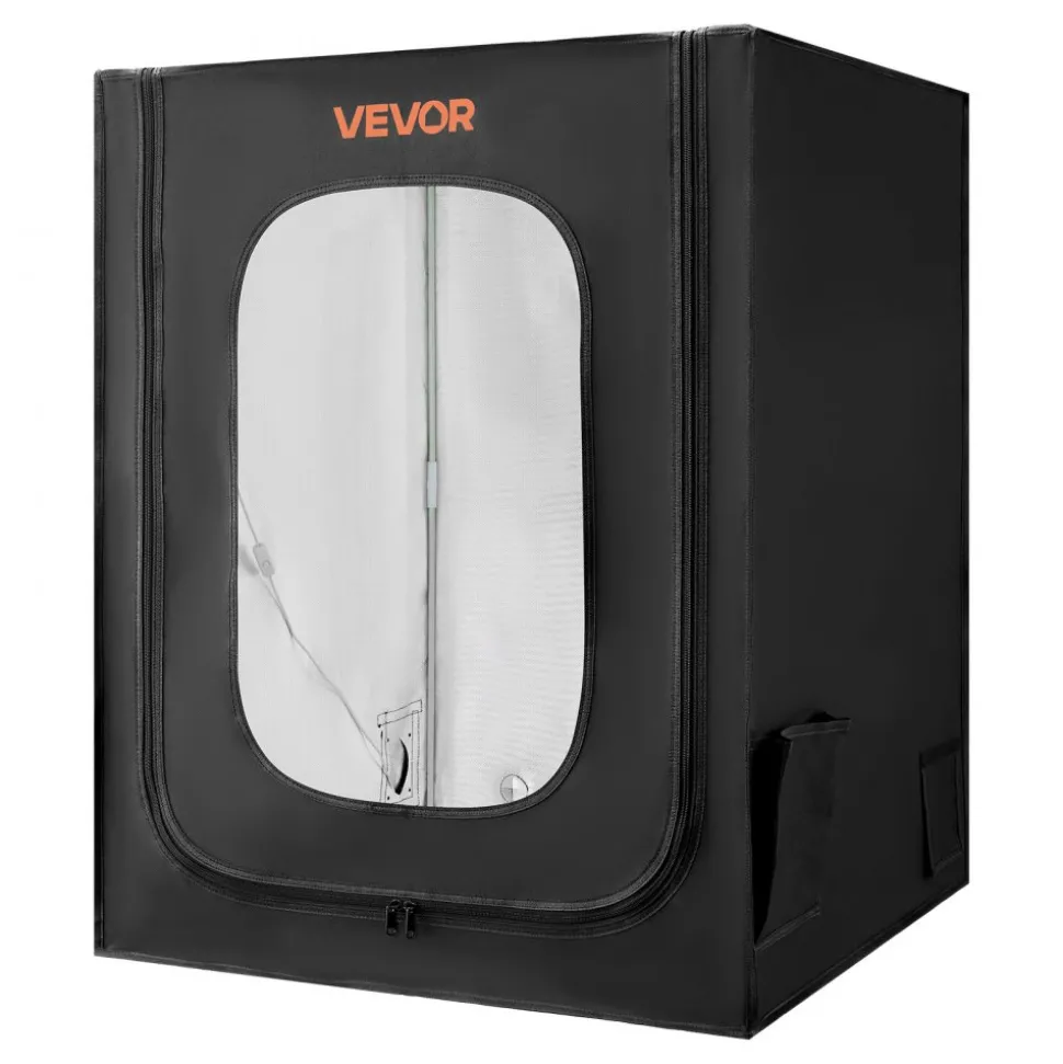 VEVOR 3D Printer Enclosure, Dustproof Waterproof Large Oxford Cloth 3D Printer Tent, Constant Temperature Protective Case with LED Lighting, Compatible with Creality/ELEGOO/Anycubic Popular Models