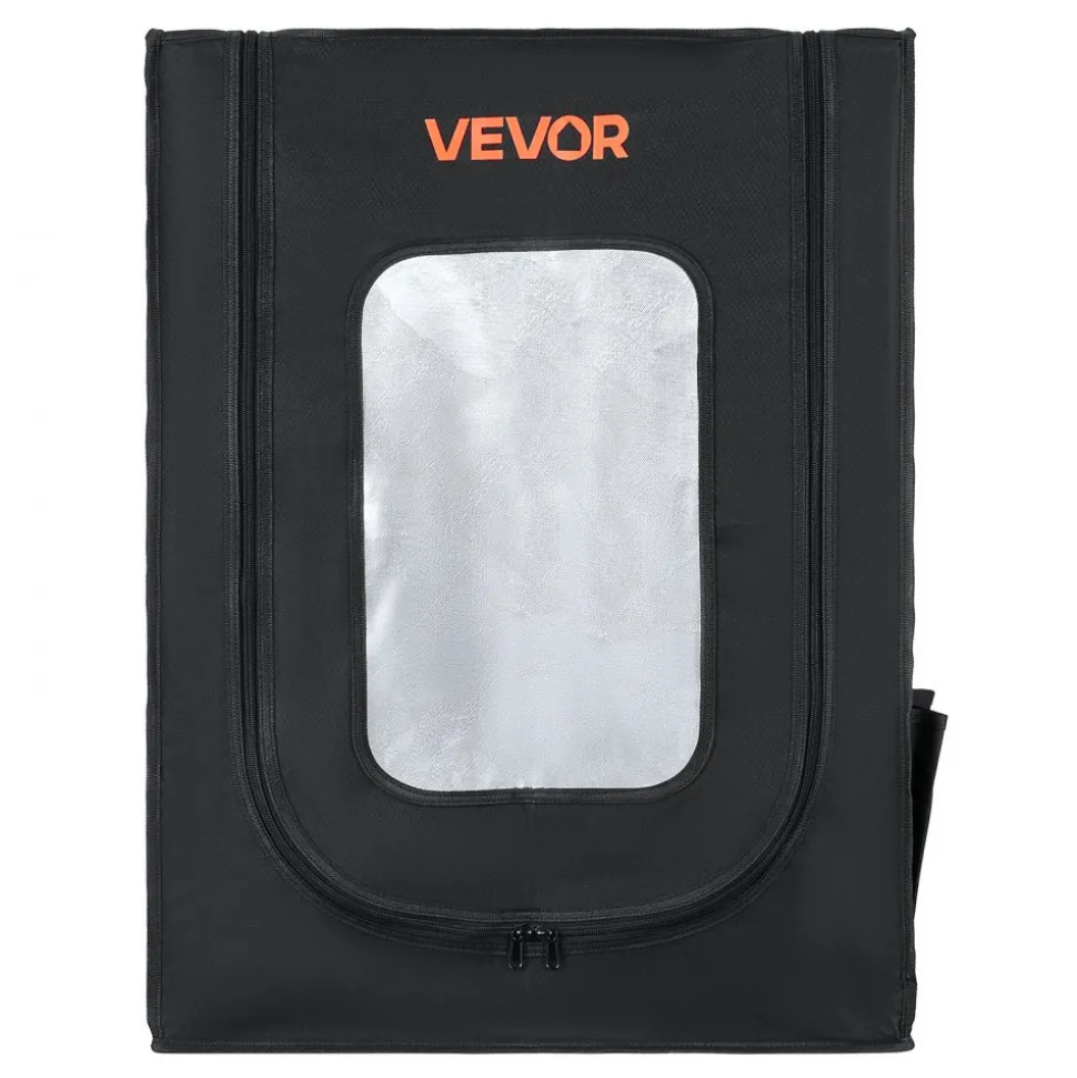 VEVOR 3D Printer Enclosure, Dustproof Waterproof Oxford Cloth 3D Printer Tent, Constant Temperature Protective Case with LED Lighting, Compatible with Creality/ELEGOO/Anycubic Multiple Popular Models