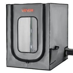 VEVOR 3D Printer Enclosure with Ventilation, Dustproof Waterproof Oxford Cloth Resin 3D Printer Tent, Constant Temperature Protective Case with LED, Compatible with Photon Mono/Mars 3, FDM/LCD Printer