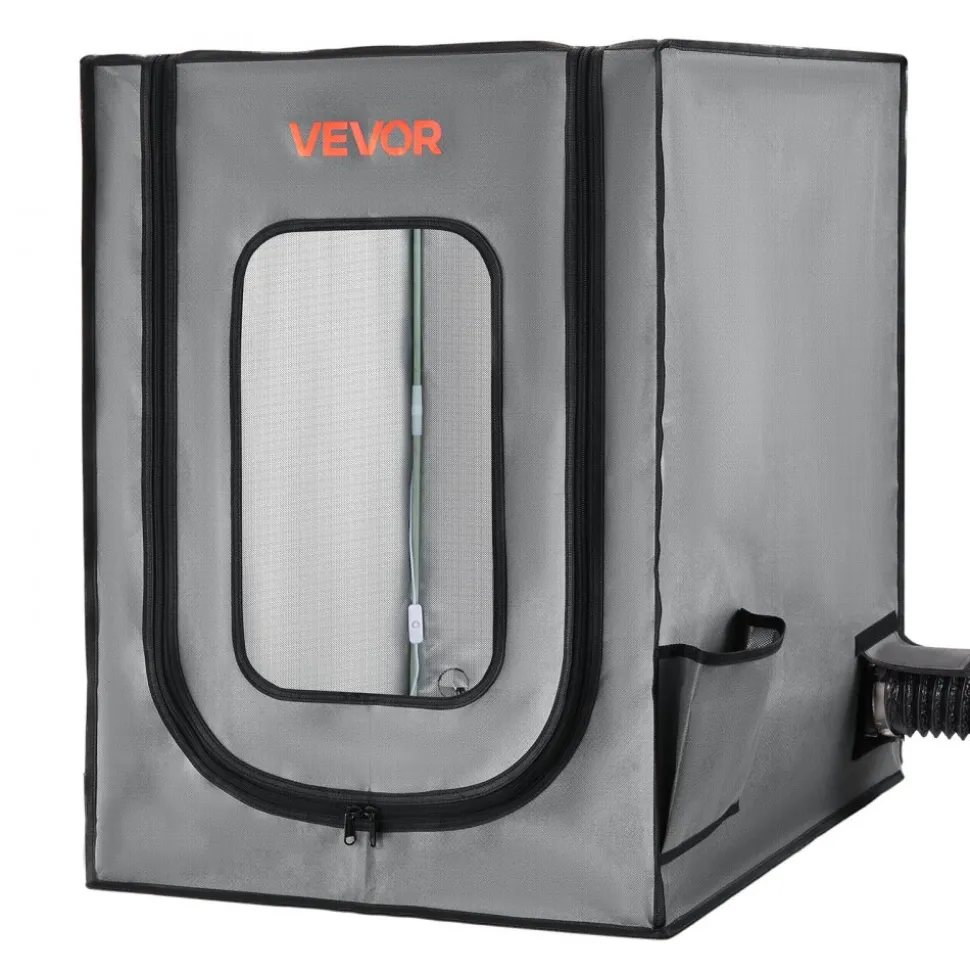 VEVOR 3D Printer Enclosure with Ventilation, Dustproof Waterproof Oxford Cloth Resin 3D Printer Tent, Constant Temperature Protective Case with LED, Compatible with Photon Mono/Mars 3, FDM/LCD Printer