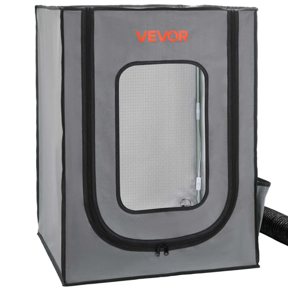 VEVOR 3D Printer Enclosure with Ventilation, Dustproof Waterproof Oxford Cloth Resin 3D Printer Tent, Constant Temperature Protective Case with LED, Compatible with Photon Mono/Mars 3, FDM/LCD Printer