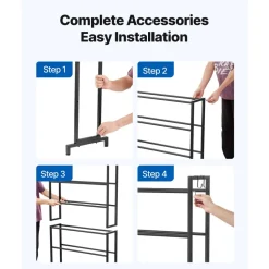 VEVOR 3D Printer Filament Storage Rack, 7 Tier Heavy Duty Storage Shelves for 3D Printing Filaments, Filament Spool Holders Racks for 3D Printing Studio, Home Studio, Office, Workshop (Shelf Only)