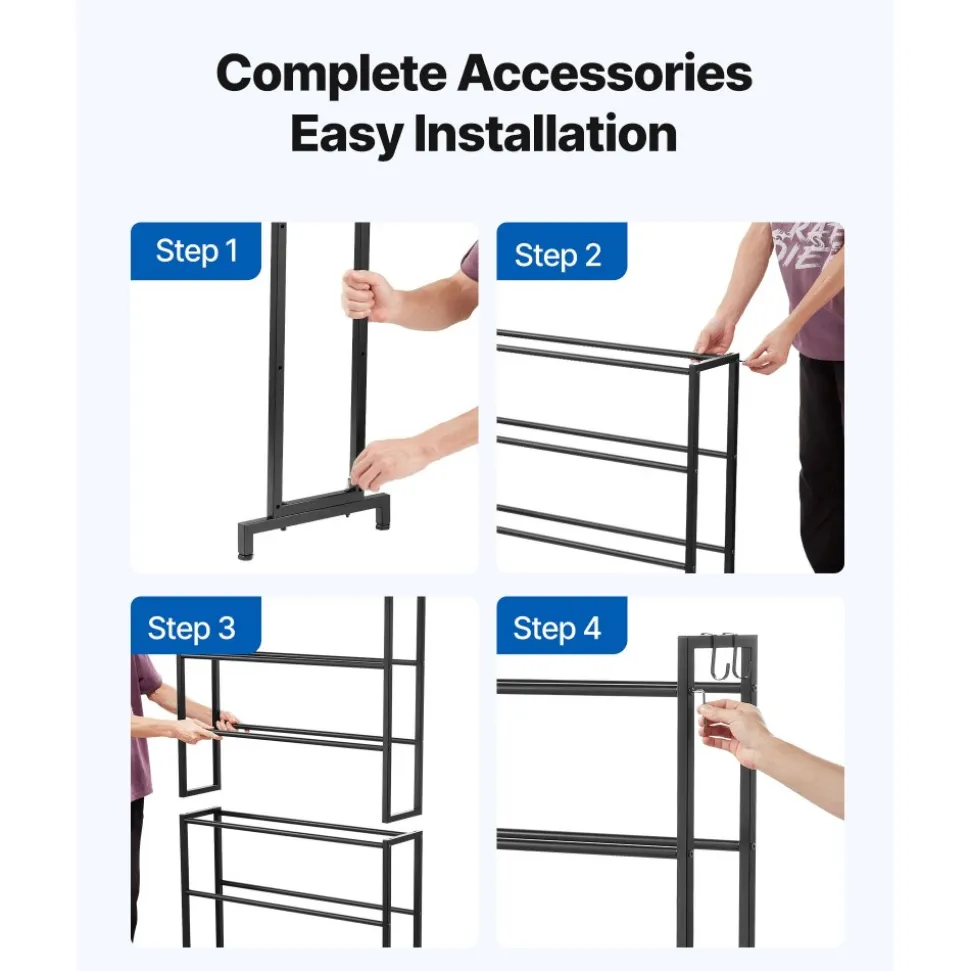 VEVOR 3D Printer Filament Storage Rack, 7 Tier Heavy Duty Storage Shelves for 3D Printing Filaments, Filament Spool Holders Racks for 3D Printing Studio, Home Studio, Office, Workshop (Shelf Only)