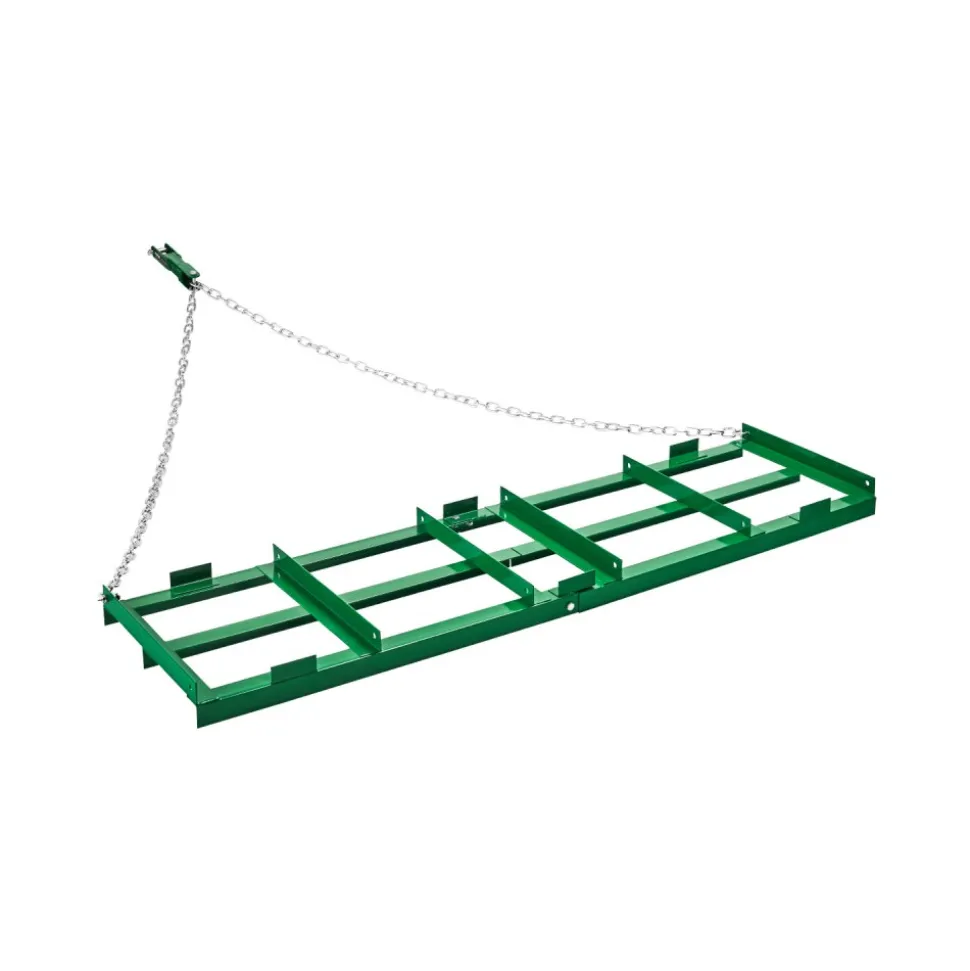 VEVOR Drag Harrow, 6 ft Heavy Duty Tow Behind Drag Harrow with Adjustable Bars & 72 in Chain, Driveway Grader Landscape Rake for ATV, UTV, Tractor, Mower Tow Behind Yard Lawn Leveling Tool