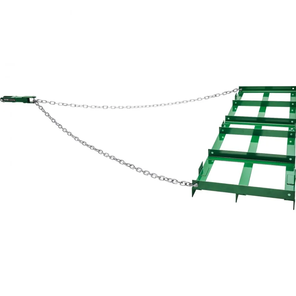 VEVOR Drag Harrow, 6 ft Heavy Duty Tow Behind Drag Harrow with Adjustable Bars & 72 in Chain, Driveway Grader Landscape Rake for ATV, UTV, Tractor, Mower Tow Behind Yard Lawn Leveling Tool