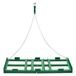 VEVOR Drag Harrow, 4 ft Heavy Duty Tow Behind Drag Harrow with Adjustable Bars & 72 in Chain, Driveway Grader Landscape Rake for ATV, UTV, Tractor, Mower Tow Behind Yard Lawn Leveling Tool