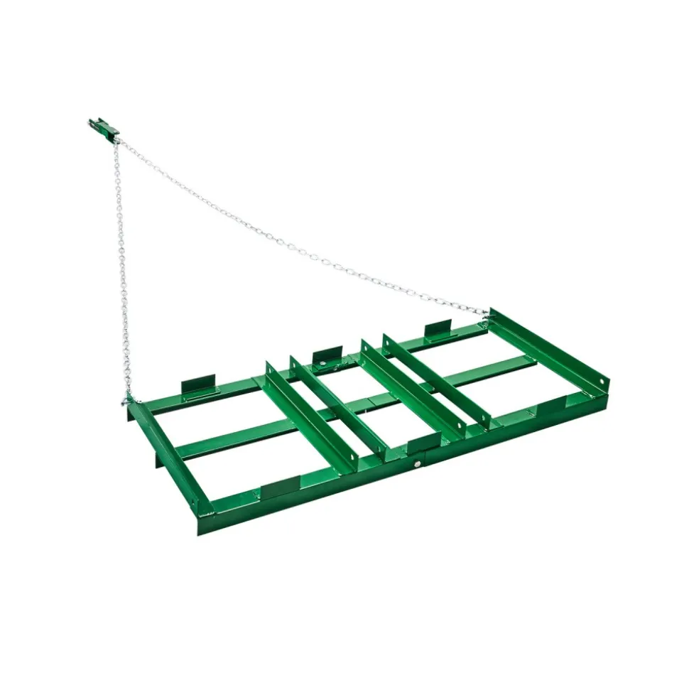 VEVOR Drag Harrow, 4 ft Heavy Duty Tow Behind Drag Harrow with Adjustable Bars & 72 in Chain, Driveway Grader Landscape Rake for ATV, UTV, Tractor, Mower Tow Behind Yard Lawn Leveling Tool