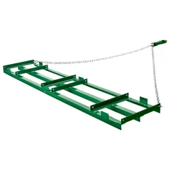 VEVOR Drag Harrow, 8 ft Heavy Duty Tow Behind Drag Harrow with Adjustable Bars & 72 in Chain, Driveway Grader Landscape Rake for ATV, UTV, Tractor, Mower Tow Behind Yard Lawn Leveling Tool