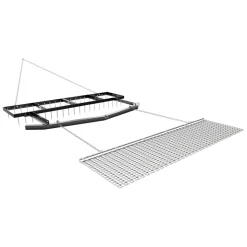 VEVOR Drag Harrow, 6 ft Tow-Behind Driveway Grader with Chain Harrow, Adjustable Width & 80lbs Load Capacity, Heavy Duty Lawn Leveling Rake, Fits ATVs UTVs Tractors, for Gravel Driveway Field