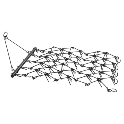 VEVOR Drag Harrow, 4 ft x 5.6 ft Durable Chain Harrow with 80 Sharp Teeth, Suitable for ATV UTV Tractor, Ideal for Soil Preparation, Seeding, Smoothing Landscapes, and Yard Gravel Driveway Maintenance