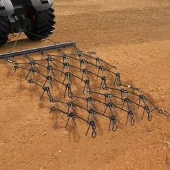 VEVOR Drag Harrow, 4 ft x 5.6 ft Durable Chain Harrow with 80 Sharp Teeth, Suitable for ATV UTV Tractor, Ideal for Soil Preparation, Seeding, Smoothing Landscapes, and Yard Gravel Driveway Maintenance