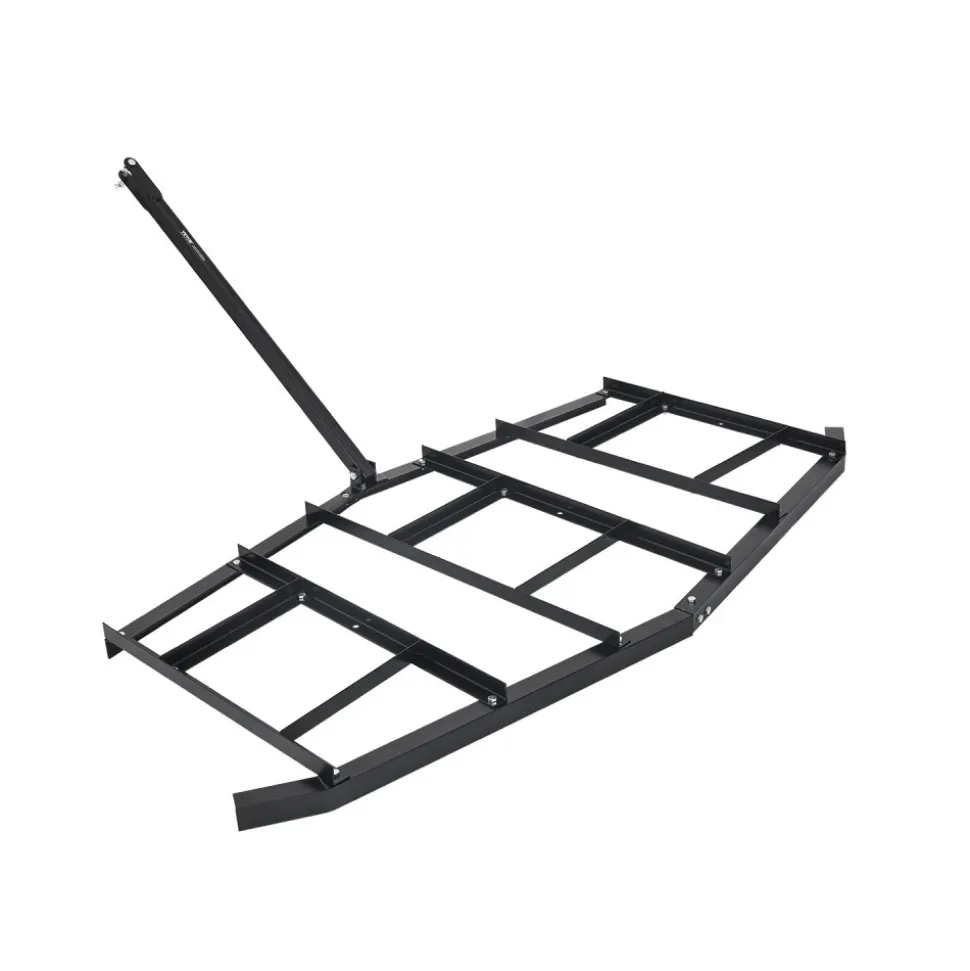 VEVOR Drag Harrow, 84" Width Tow Behind Drag Harrow, Q235 Steel Driveway Grader with Adjustable Bars & Pin Hitch, Support up to 50 lbs, Tractor Driveway Harrow for ATVs, UTVs, Garden Lawn Tractors