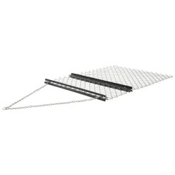 VEVOR Drag Harrow, 4 x 5 ft Chain Harrow - Made from Q235 Steel, UTV Tractor Attachments for Landscape Leveling or Sod Prepping, Durable Harrow Rake for Gravel Driveway, Farm Field Garden Black