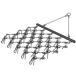 VEVOR Drag Harrow, 5 x 4.5 ft Durable Chain Harrow with 60 Sharp Teeth, Suitable for ATV UTV Tractor, Ideal for Soil Preparation, Seeding, Smoothing Landscapes, and Yard Gravel Driveway Maintenance