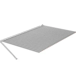 VEVOR Drag Harrow, 5 x 3 ft, High-Efficiency Chain Harrow Rake, ATVs UTVs Tractors Attachments, Durable Galvanized Steel Mesh Drag Mat with Towing Chain, for Gravel Driveway Ruts Farm Field Leveling