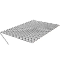 VEVOR Drag Harrow, 6.6 x 4 ft, High-Efficiency Chain Harrow Rake, ATVs UTVs Tractors Attachments, Durable Galvanized Steel Mesh Drag Mat with Towing Chain, for Gravel Driveway Ruts Farm Field Leveling
