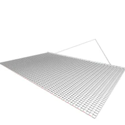 VEVOR Drag Harrow, 6.6 x 4 ft, High-Efficiency Chain Harrow Rake, ATVs UTVs Tractors Attachments, Durable Galvanized Steel Mesh Drag Mat with Towing Chain, for Gravel Driveway Ruts Farm Field Leveling