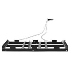 VEVOR Drag Harrow, 48 x 20 in, Tow-Behind Driveway Grader with Adjustable Width & 50lbs Load Capacity, Heavy Duty Lawn Leveling Rake, Galvanized Steel Gravel Driveway Drag, Fits ATVs UTVs Tractors
