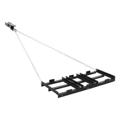 VEVOR Drag Harrow, 48 x 20 in, Tow-Behind Driveway Grader with Adjustable Width & 50lbs Load Capacity, Heavy Duty Lawn Leveling Rake, Galvanized Steel Gravel Driveway Drag, Fits ATVs UTVs Tractors