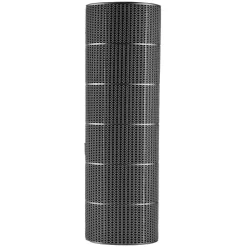 VEVOR Drainage Mat, 3 x 50 ft, PVC Non Slip Commercial Floor Mat, Wet Area Water Drain Splash Matting Hollow Doormat Roll, for Outdoor Indoor Restaurant Swimming Pool Patio Bathroom Washroom, Black