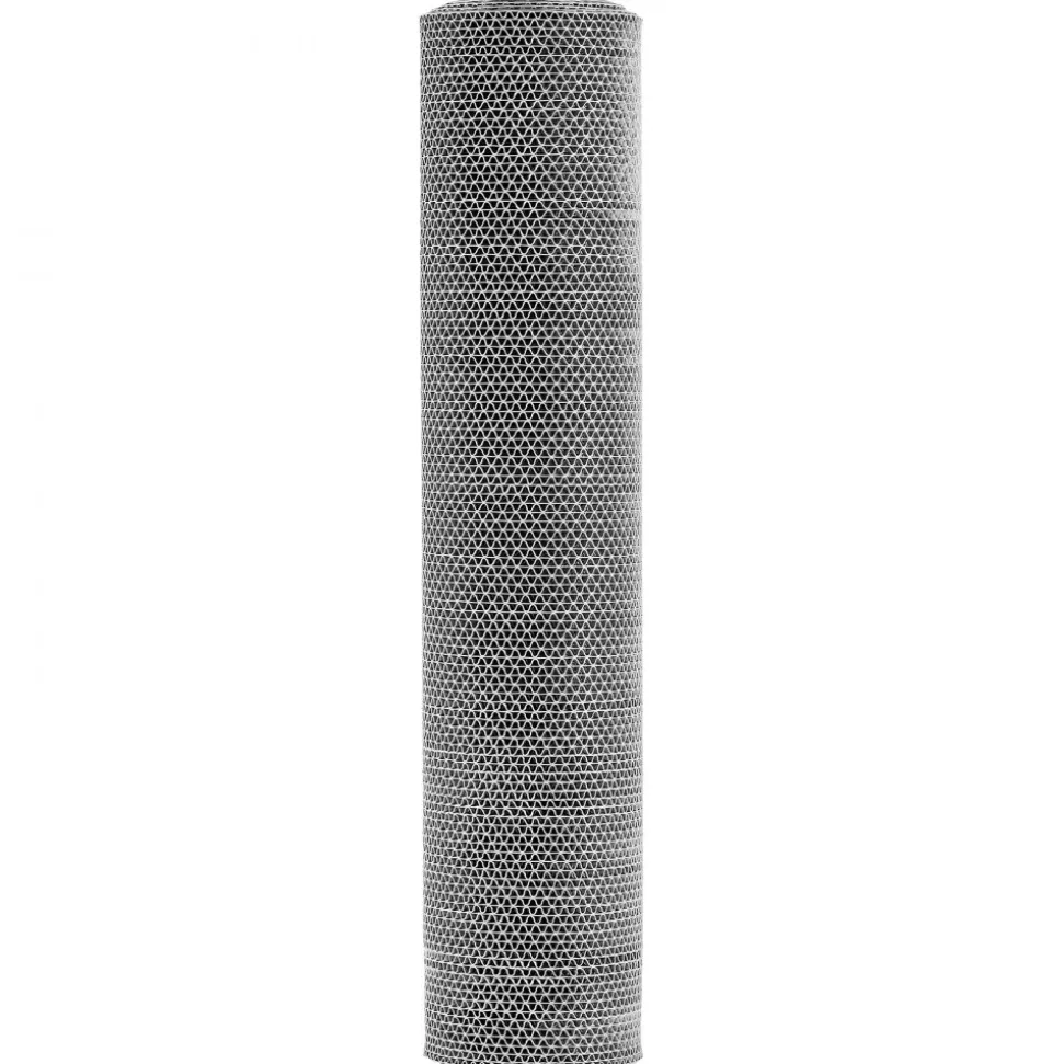 VEVOR Drainage Mat, 3 x 16.4 ft, PVC Non Slip Commercial Floor Mat, Wet Area Water Drain Splash Matting Hollow Doormat Roll, for Outdoor Indoor Restaurant Swimming Pool Patio Bathroom Washroom, Gray
