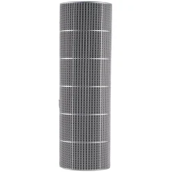 VEVOR Drainage Mat, 3 x 50 ft, PVC Non Slip Commercial Floor Mat, Wet Area Water Drain Splash Matting Hollow Doormat Roll, for Outdoor Indoor Restaurant Swimming Pool Patio Bathroom Washroom, Gray